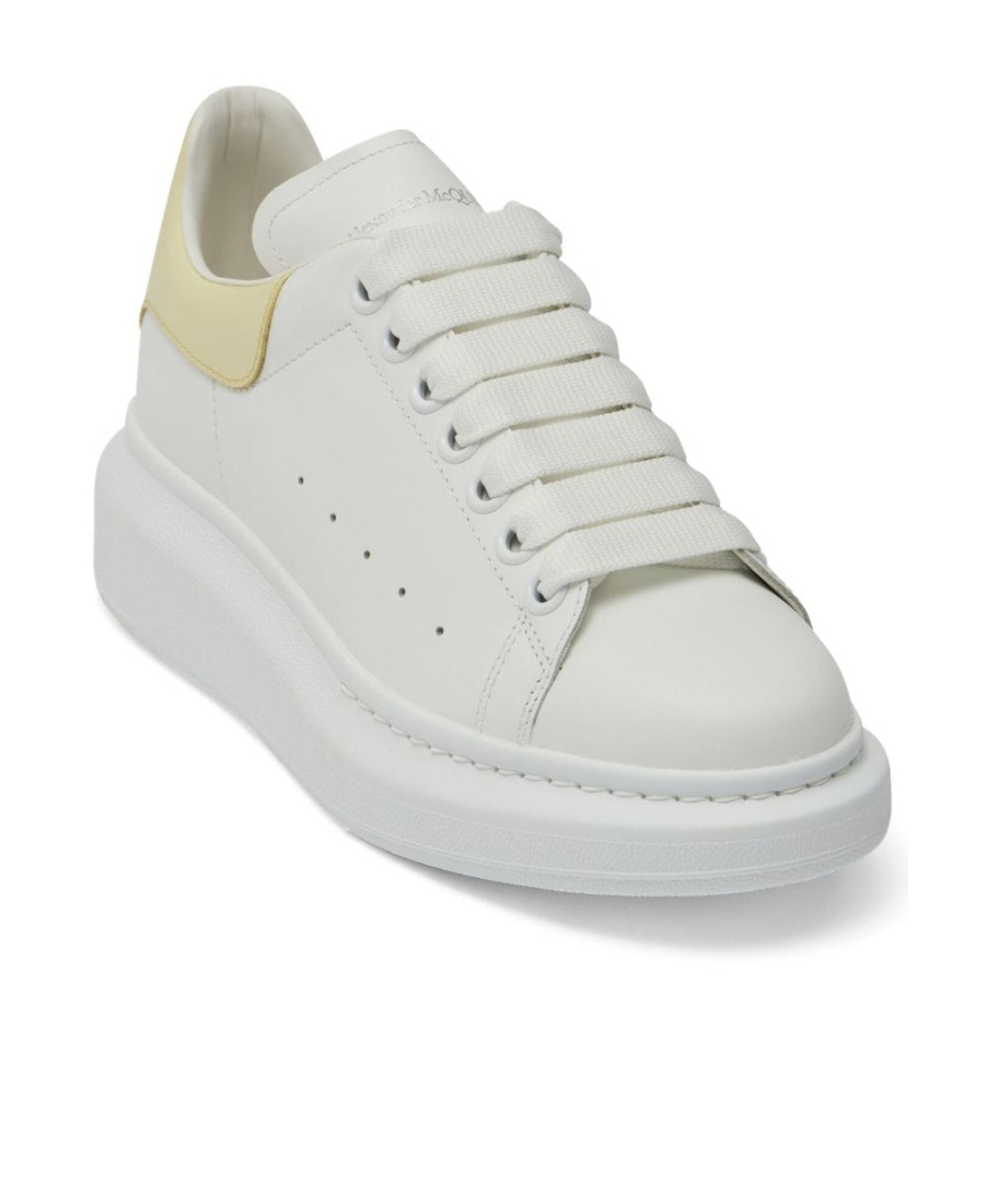 Alexander Mcqueen Oversized Chunky Low-top Sneakers In White