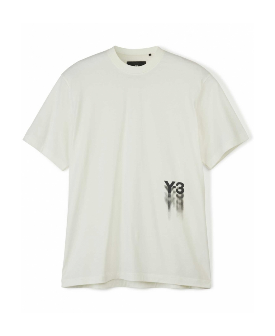 Y-3 Y-3 LOGO PRINTED CREWNECK T-SHIRT
