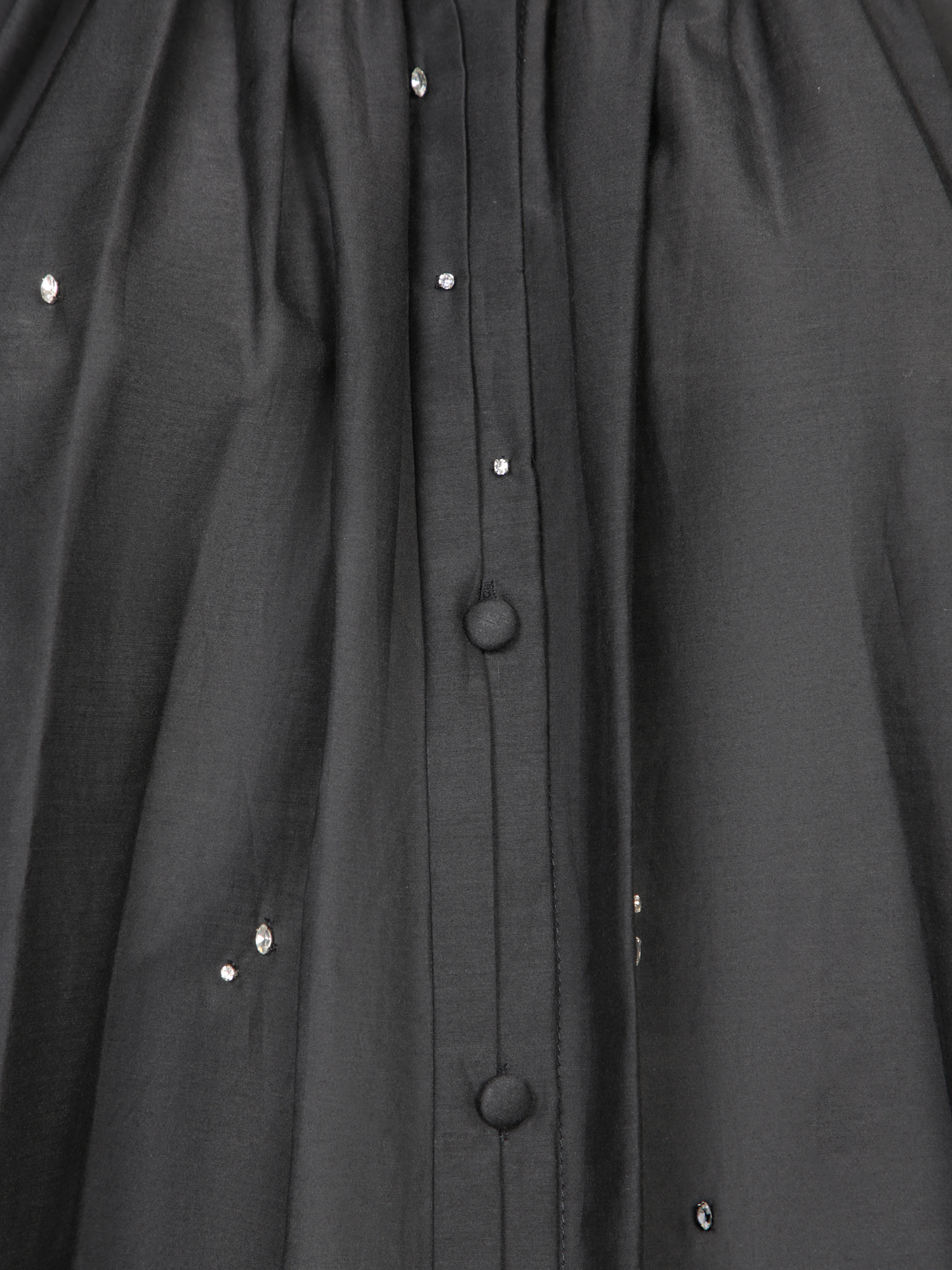 Forte Forte Long-sleeved Blouse In Black