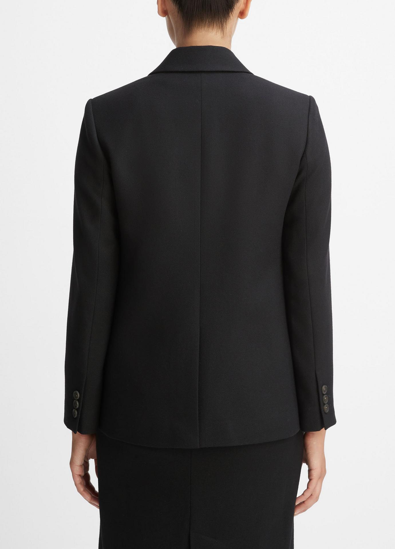 VINCE PEAK-LAPELS SINGLE-BREASTED BLAZER