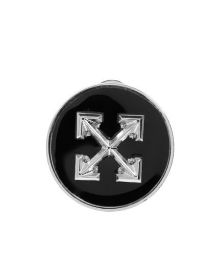 Off-white Arrows-motif Earring In Black