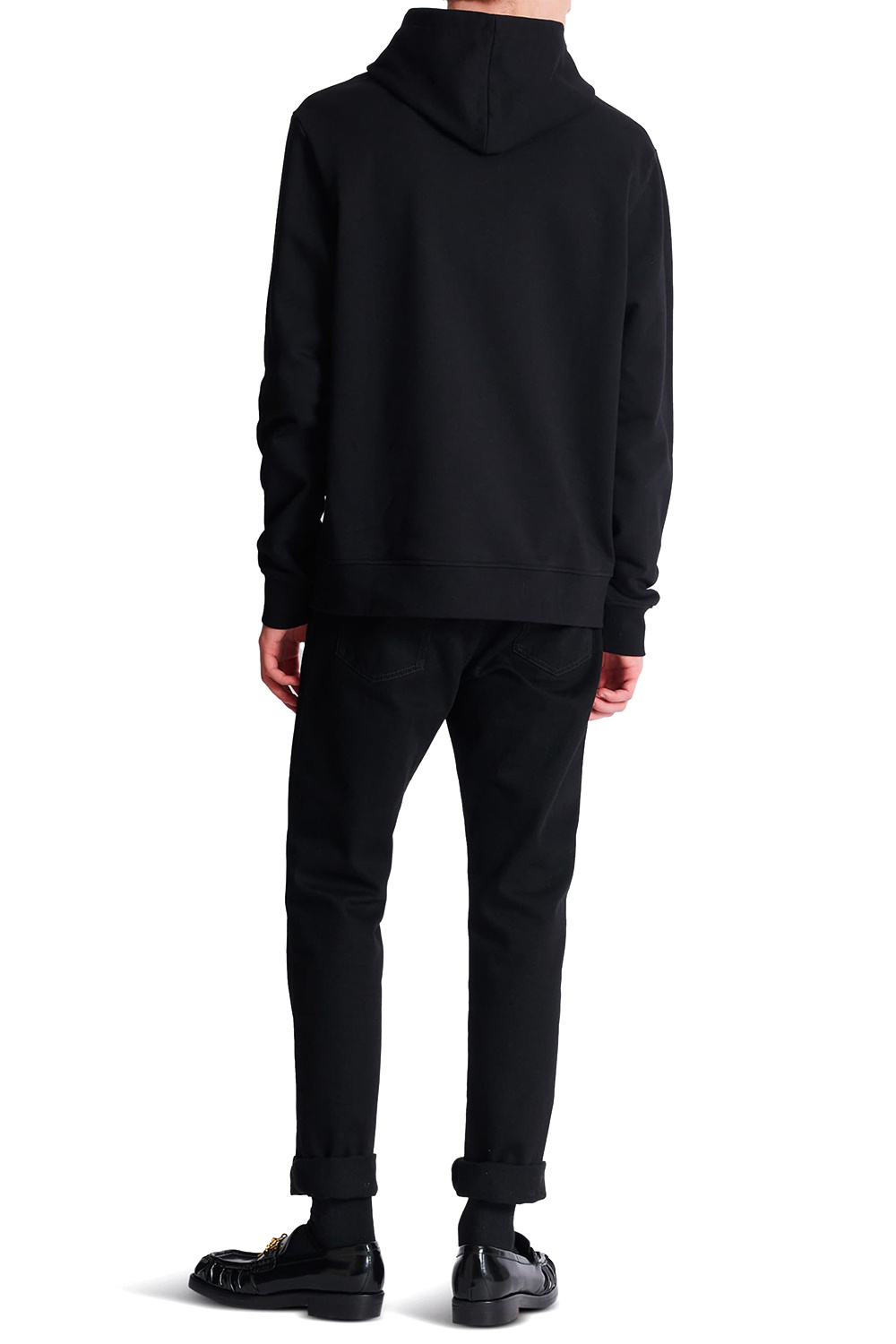 Balmain Logo-print Hoodie - Men's - Cotton In Black