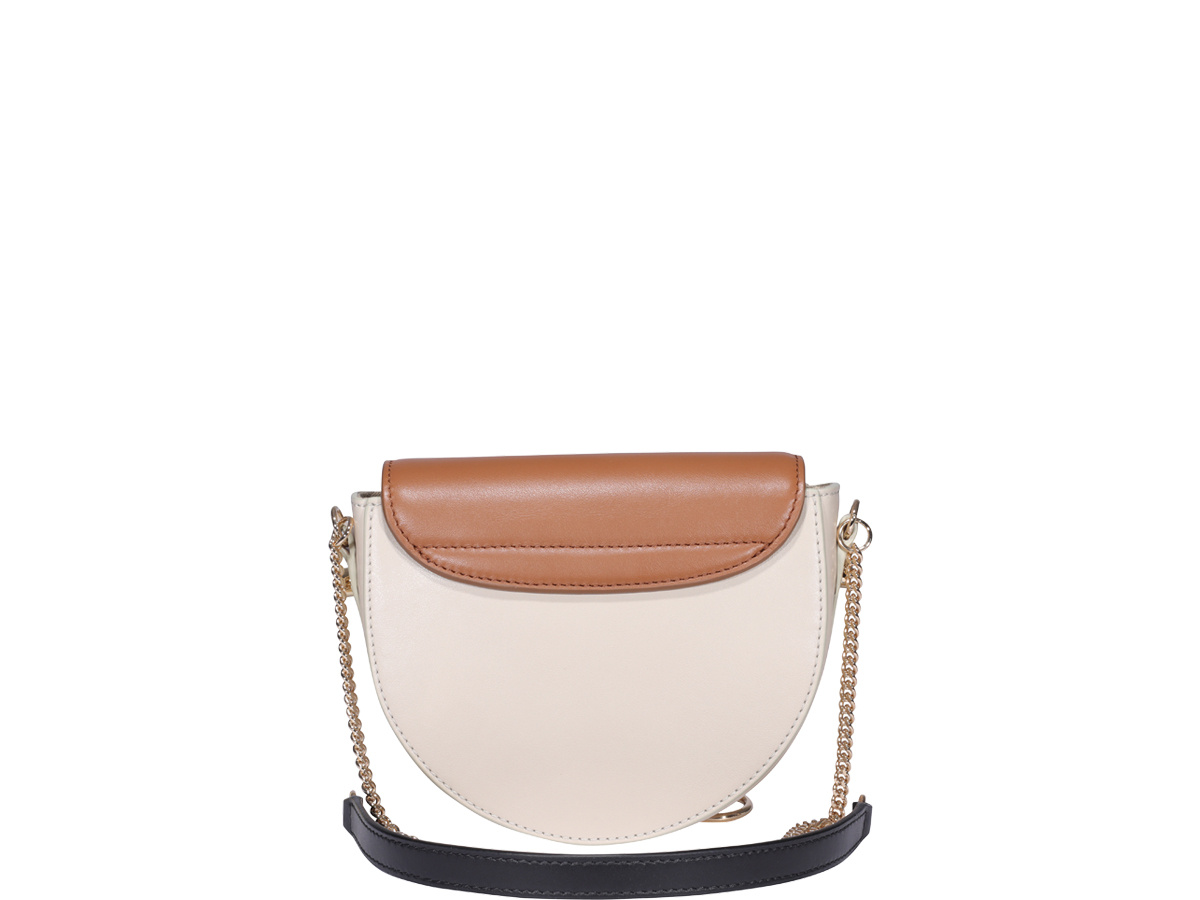 See By Chloé Logo Chain Shoulder Bag In Pink