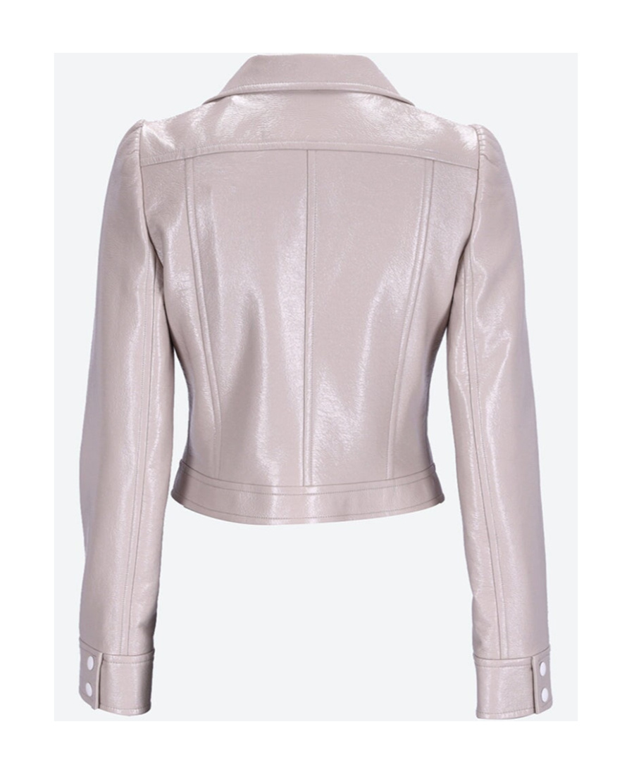 Courrèges Reedition Vinyl Jacket In White