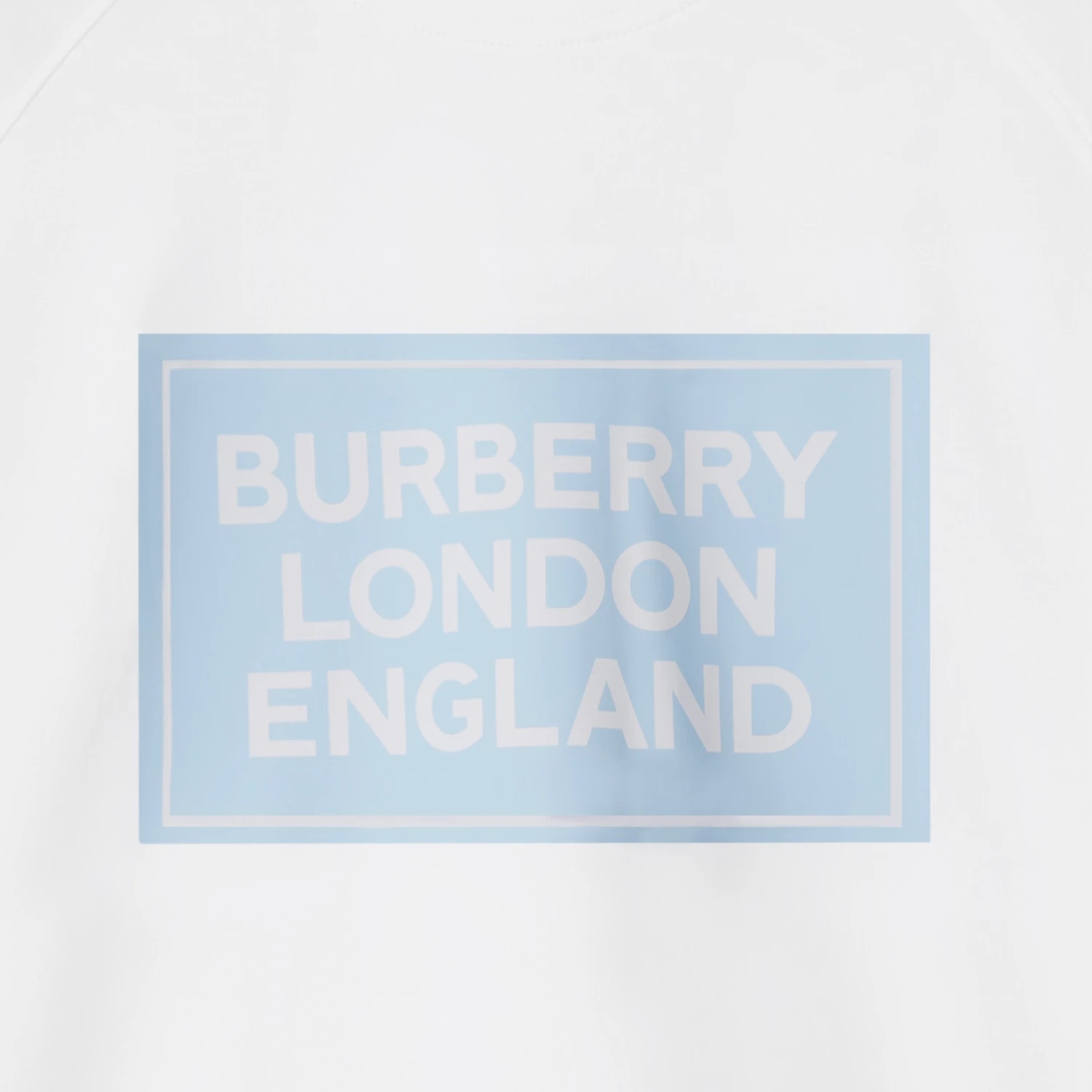 Burberry Item O-neck Short-sleeved T-shirt In White