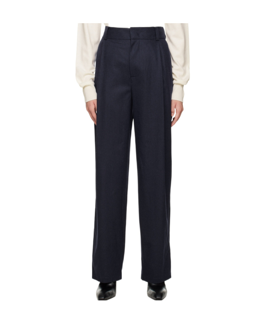 We11 Done Logo Casual Pants In Black