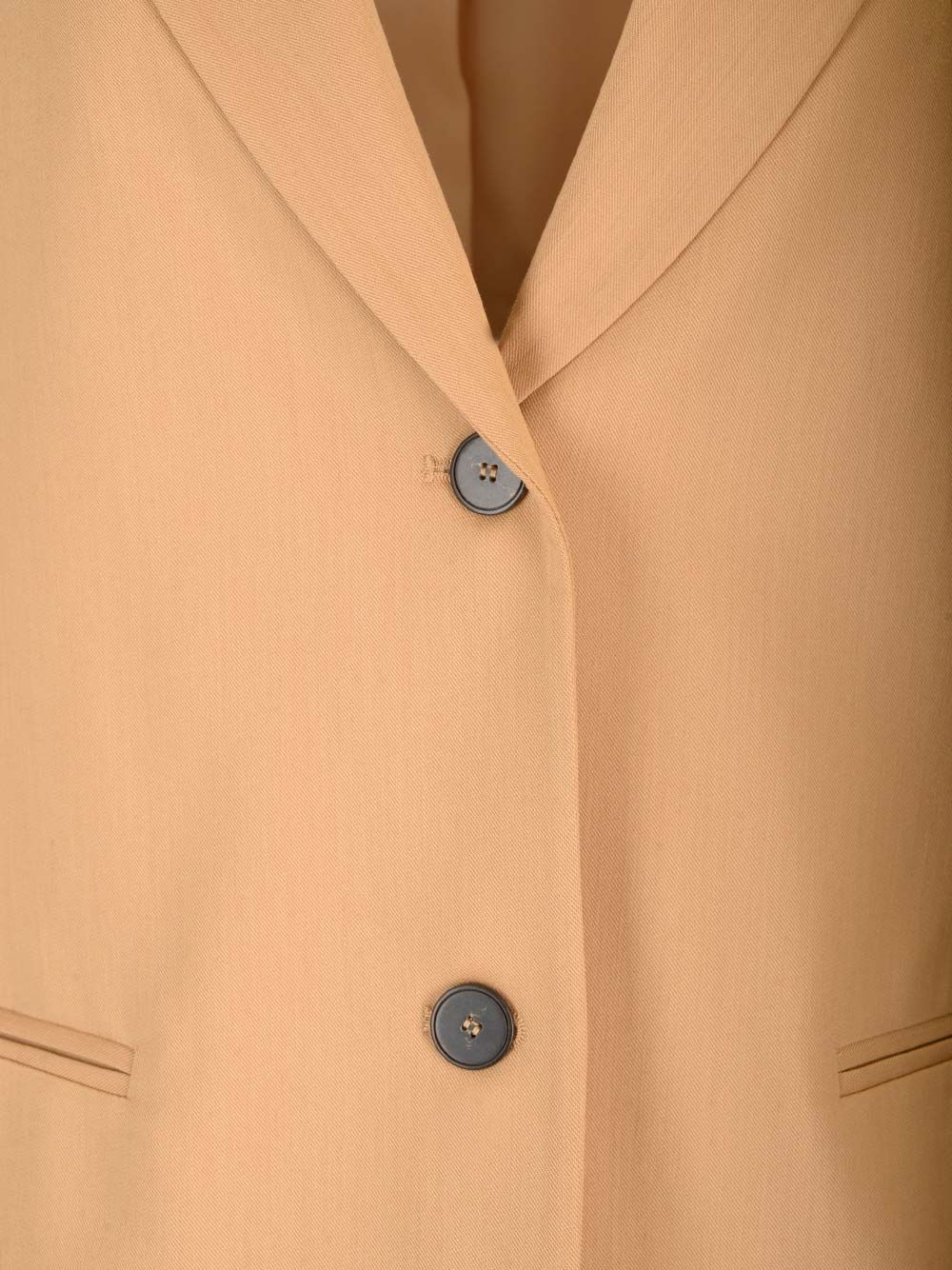Forte Forte Long-sleeved Suit Jacket In Beige