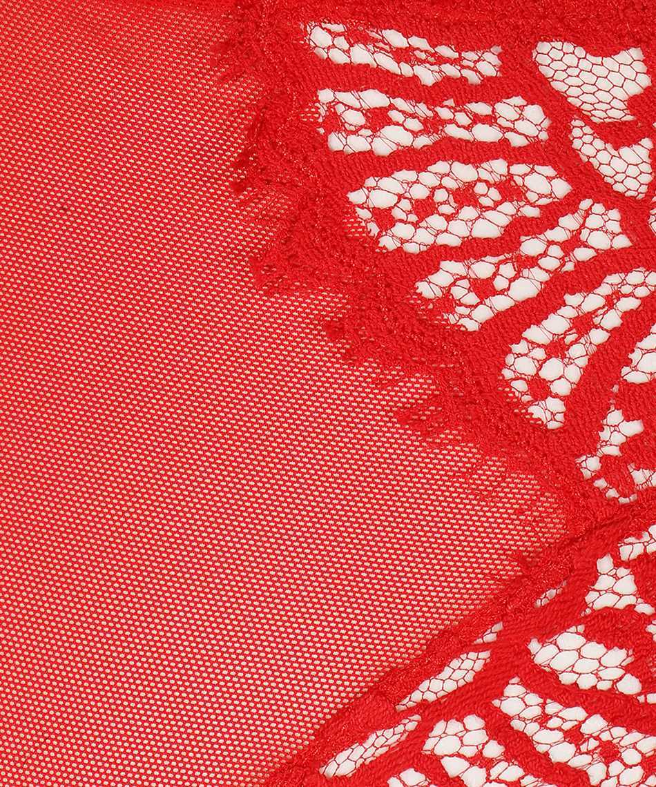 Dolce & Gabbana High-waisted Lace Briefs In Red