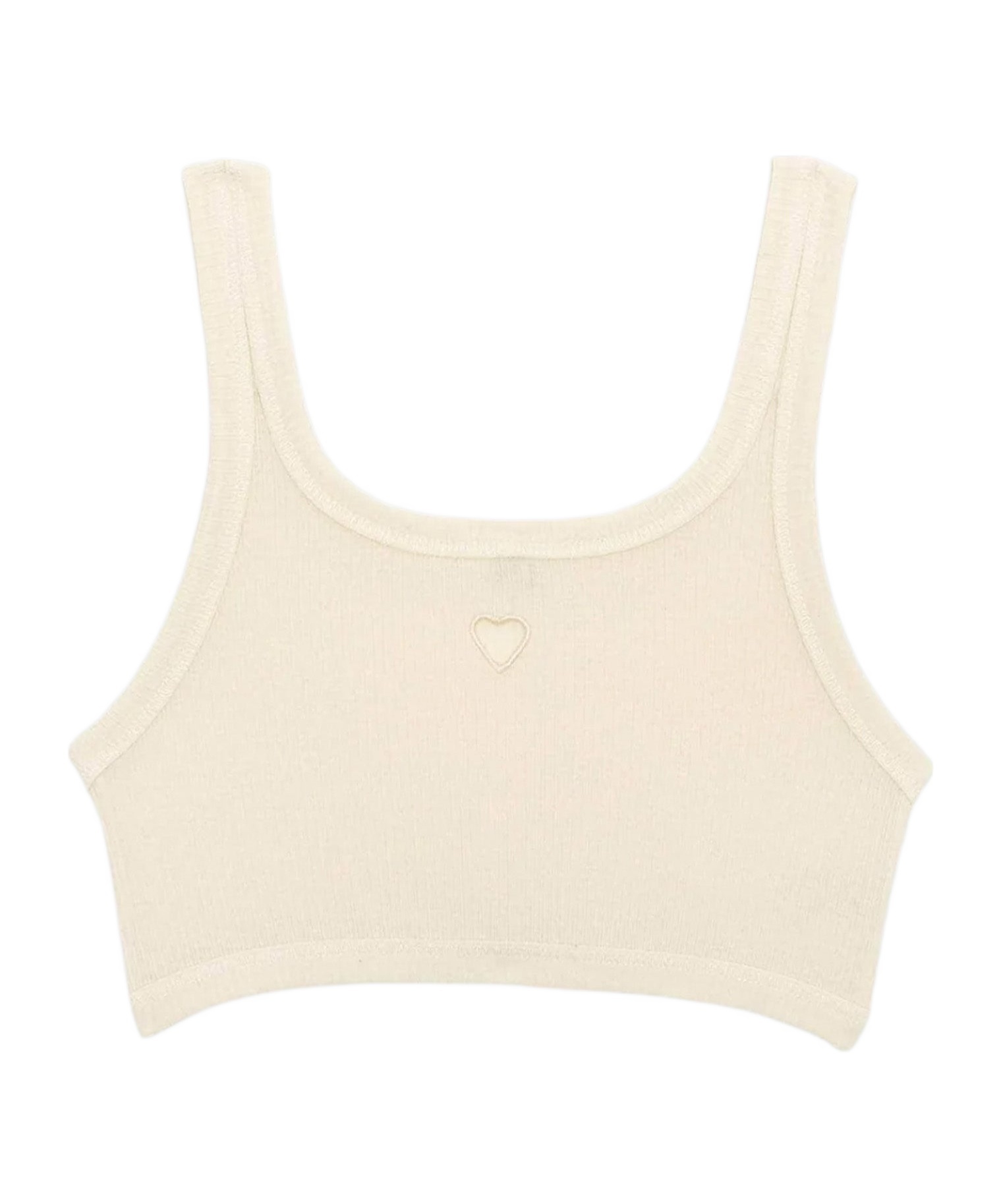 Baserange Heart Bra Undyed