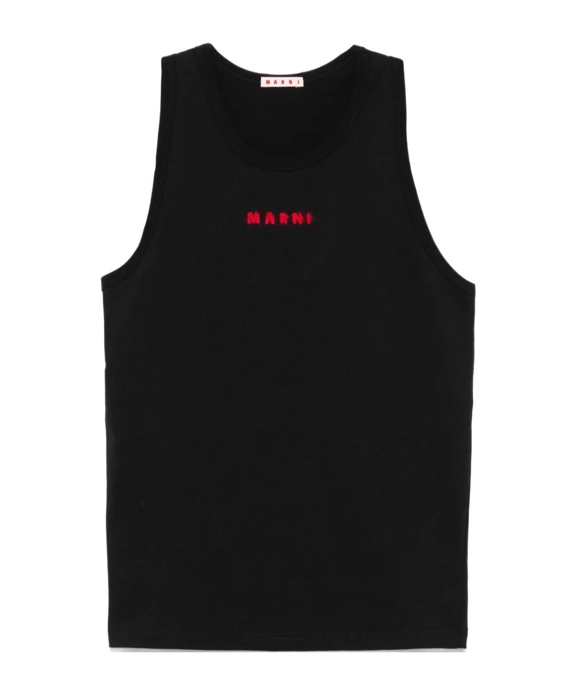 Shop Marni Logo-embroidered Tank Top