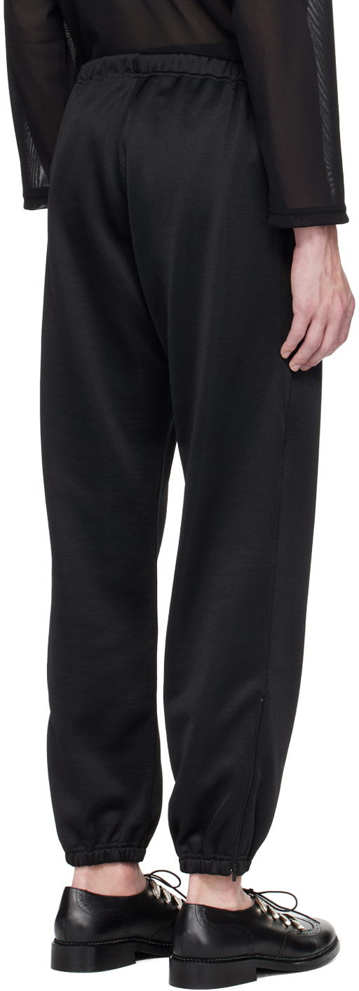Needle & Thread Elastic Zipper Sweatpants In Black