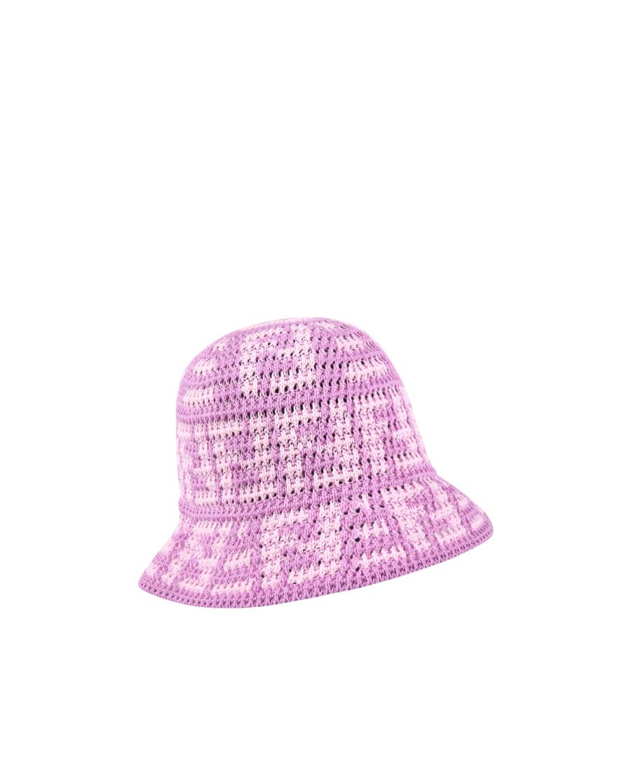 Fendi Logo Hat In Pink