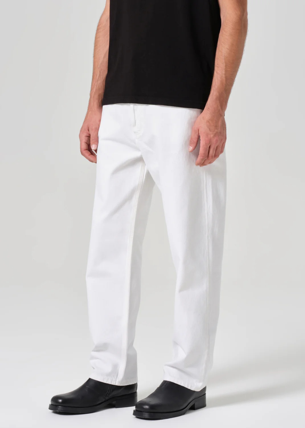 Agolde White Jeans In Regenerated Denim In White