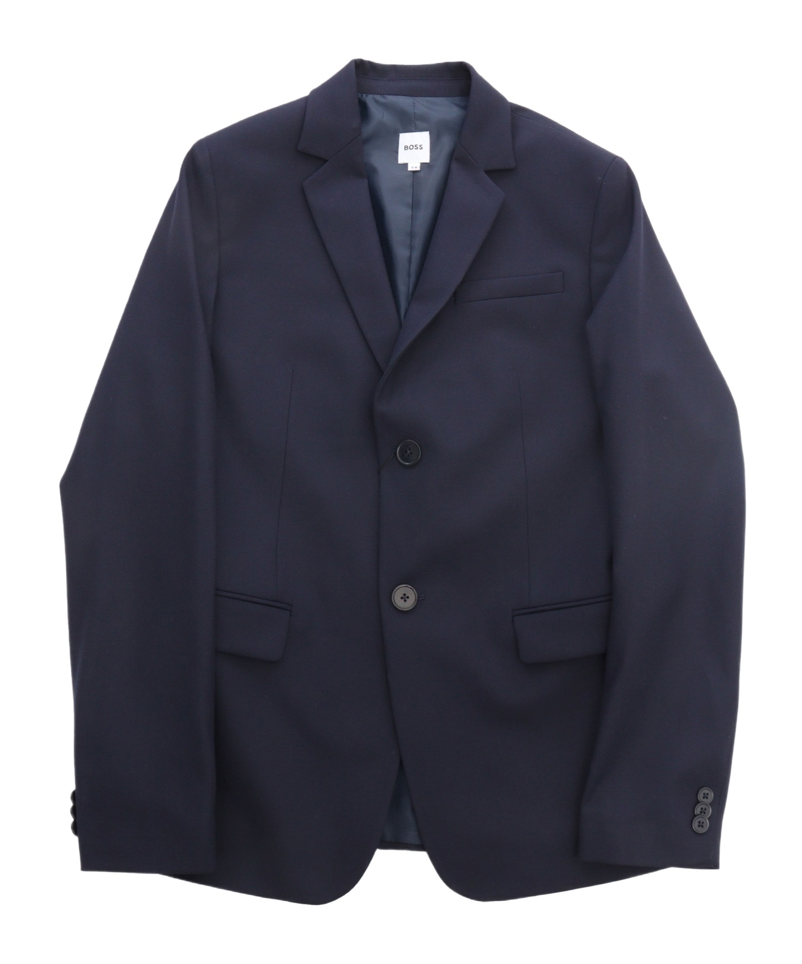 Hugo Boss Blue Suit In Black