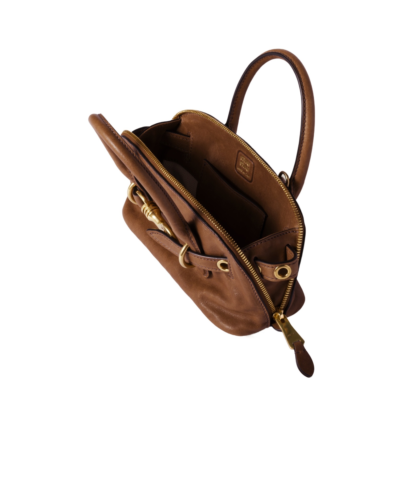 Miu Miu Aventure Nappa Leather Top-handle Bag