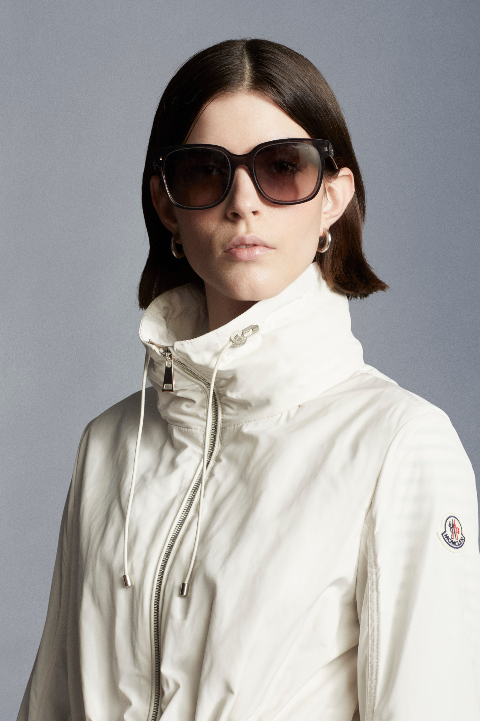 Moncler Enet Parka Jacket In Multi