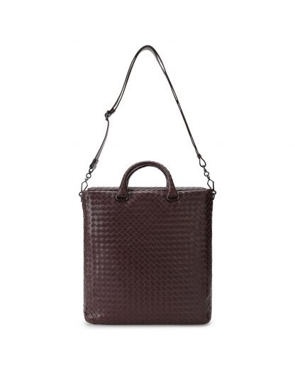 Bottega Veneta Knitted Handbag In Brown