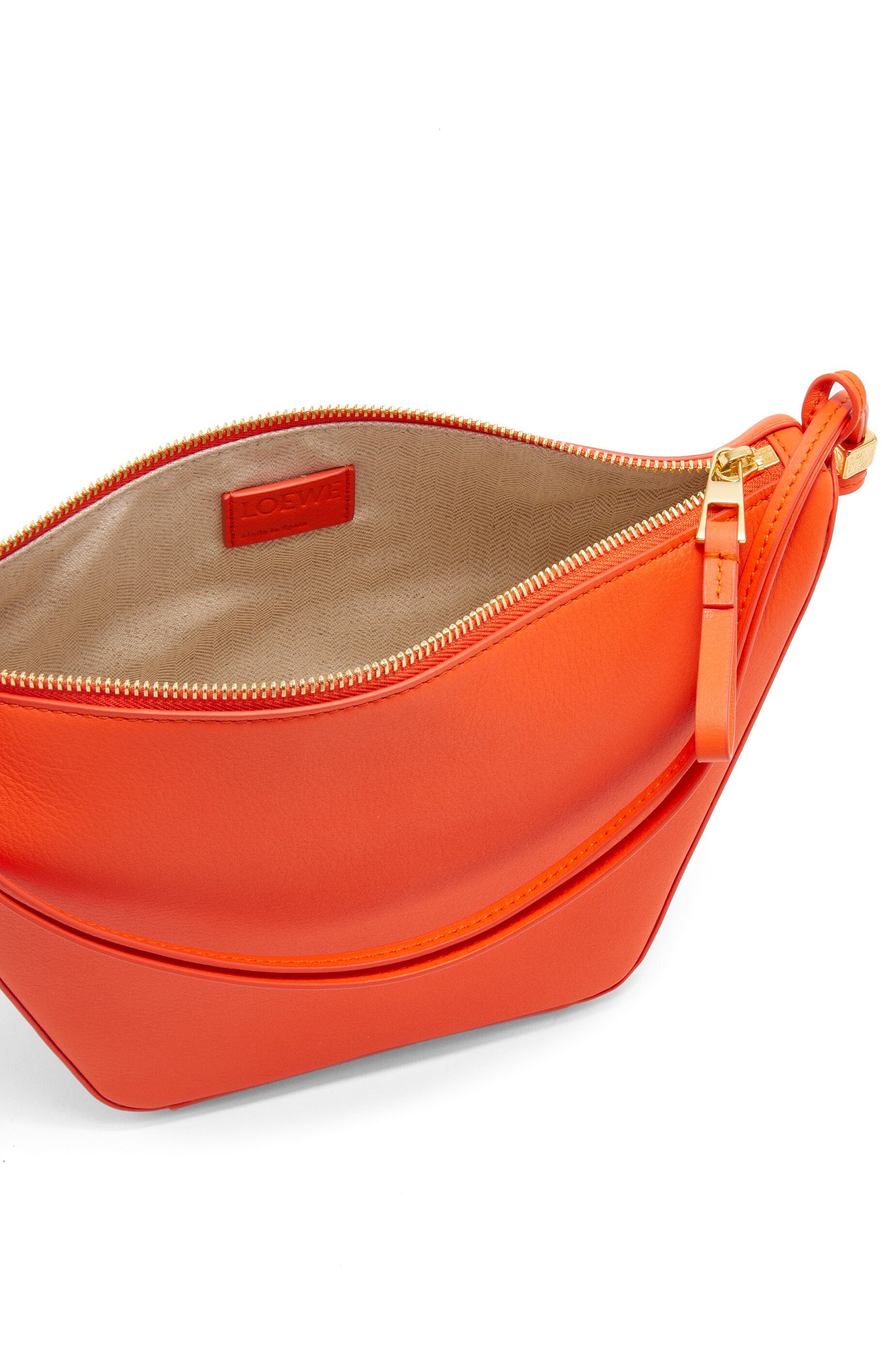 Loewe Hammock Mini Hobo Bag In Orange