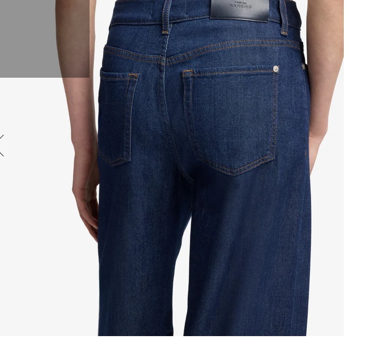 7 For All Mankind High-waisted Wide-leg Jeans In Blue