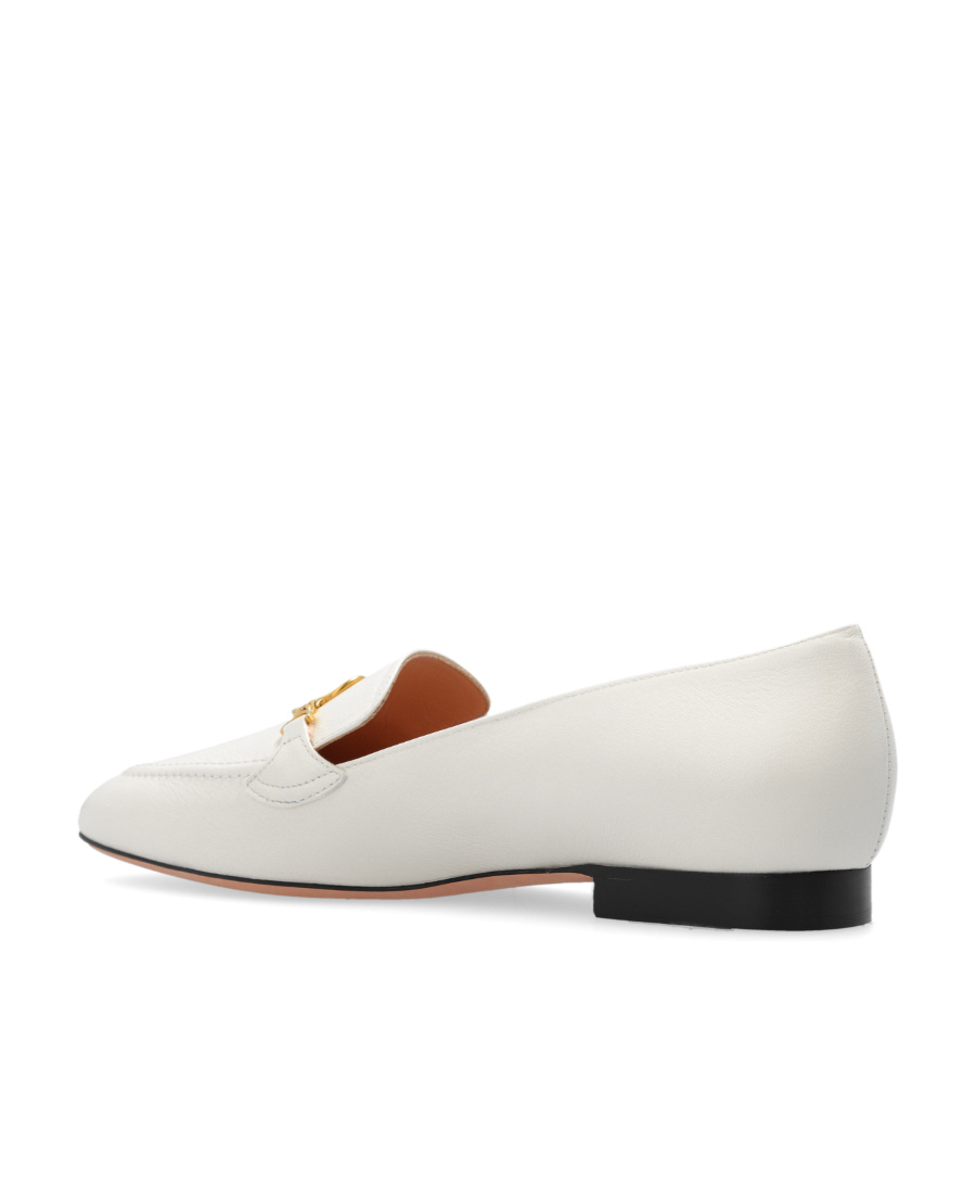 Bally O'brien Crocodile-embossed Loafers In White