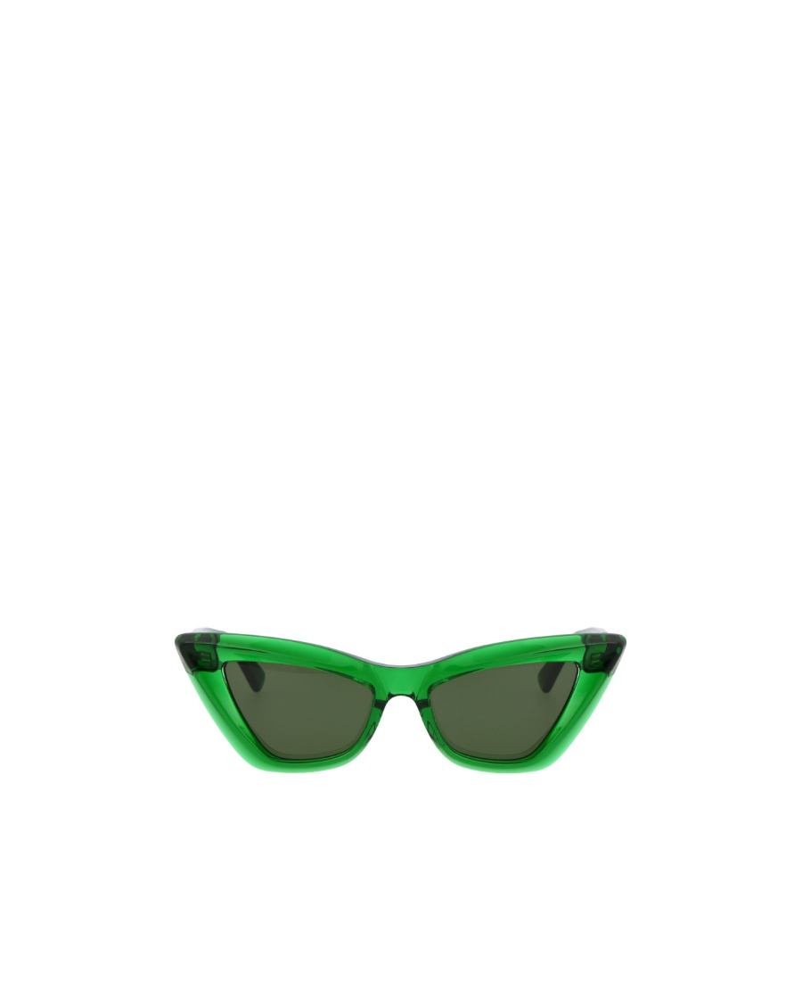Bottega Veneta Eyewear Cat-eye Frame Sunglasses In Green