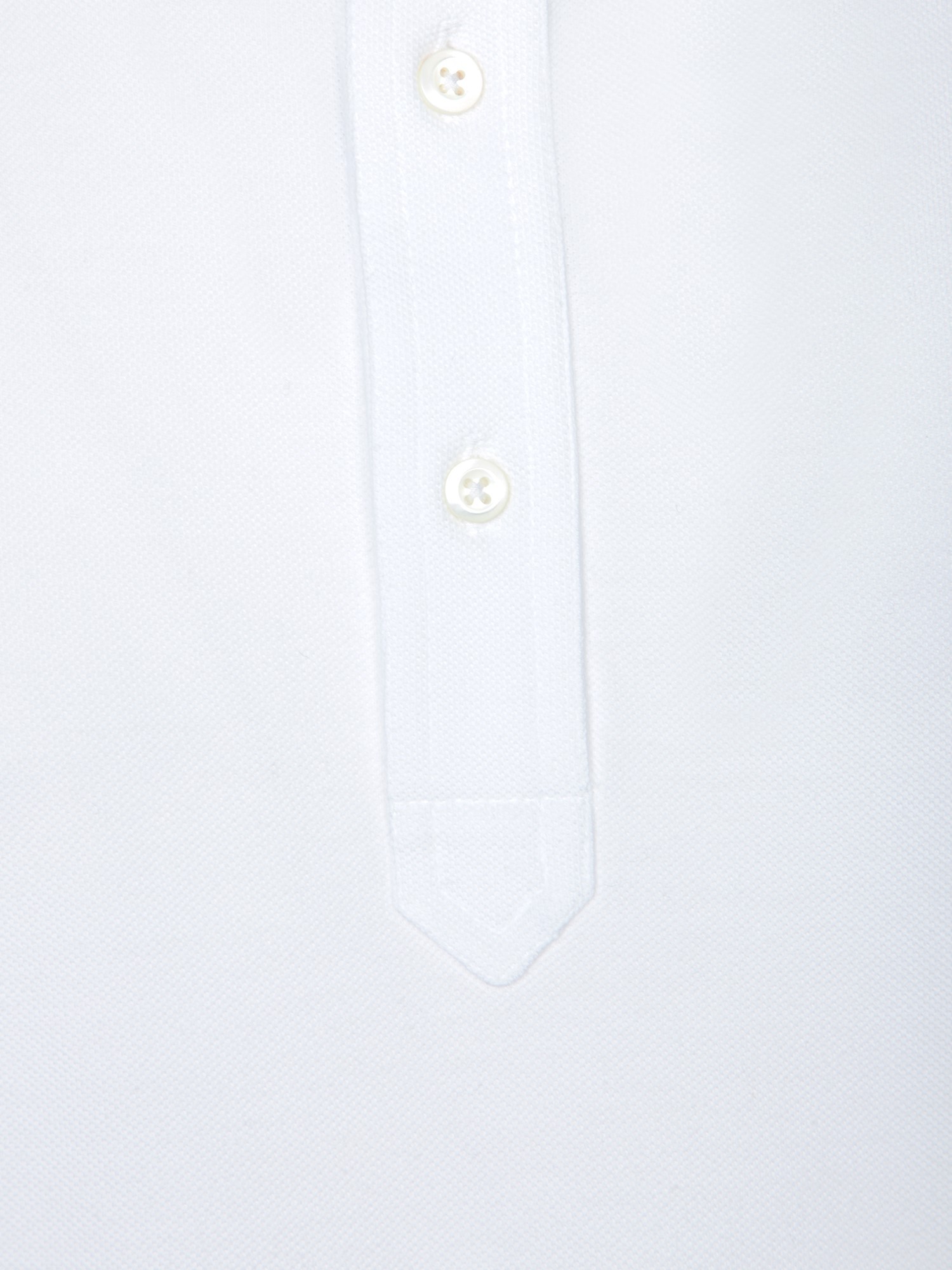 Brunello Cucinelli White Piquã© Polo Shirt In White