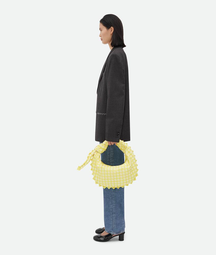 Bottega Veneta Teen Jodie Shoulder Backpack In Yellow