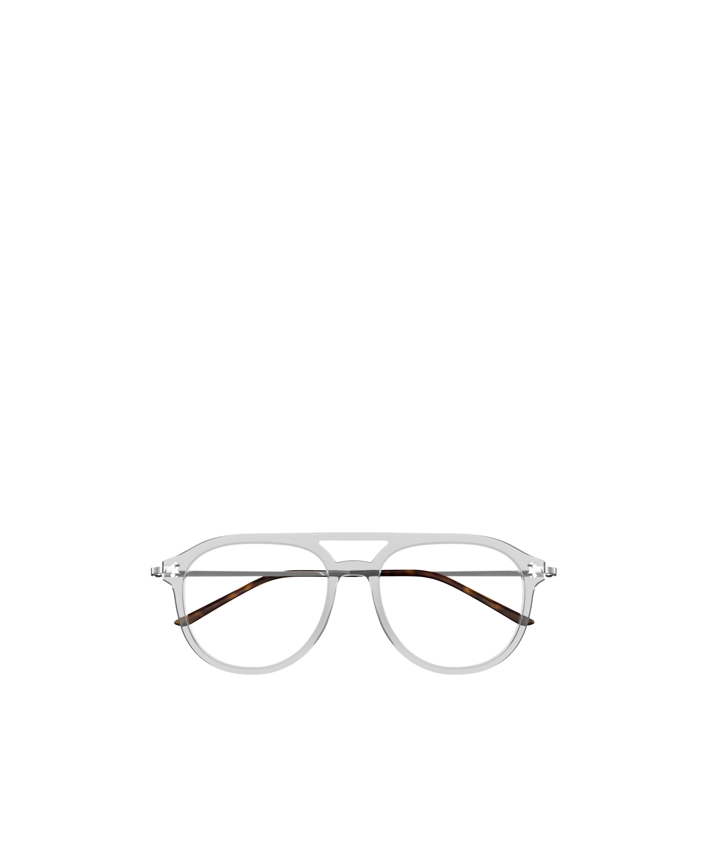 Gucci Eyewear Pilot Frame Glasses In White