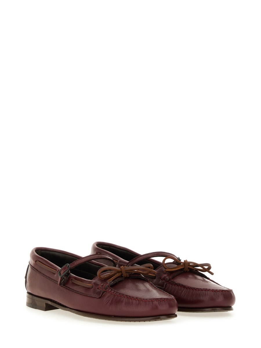 Hereu Moccasin Mary Jane Lorea Supple Shiny In Multi