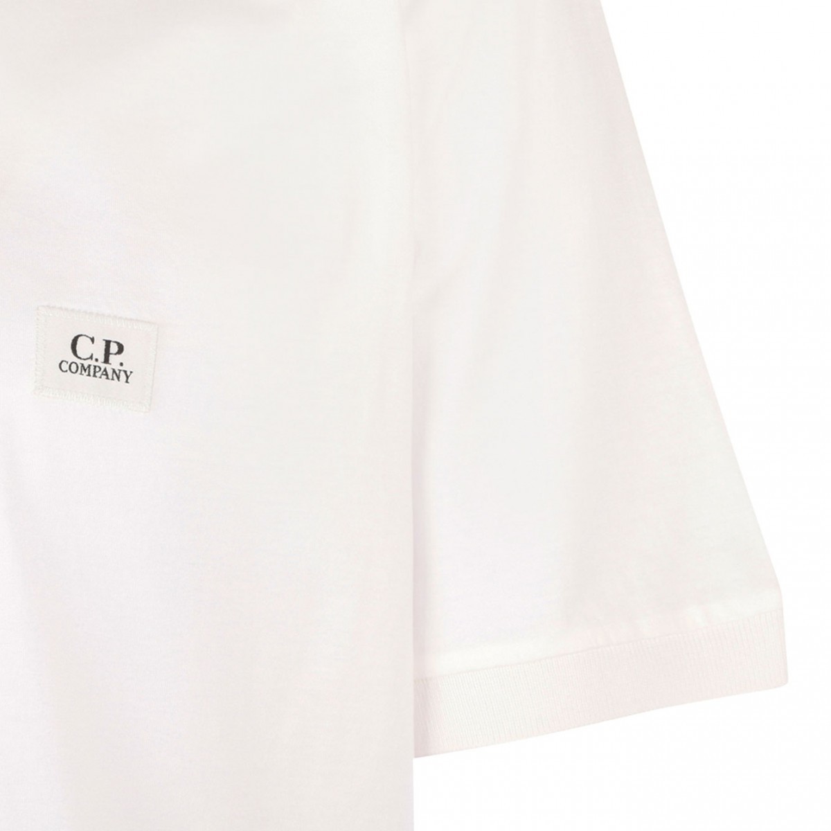 C.p. Company C.p.company Gauze White T-shirts And Polos In White