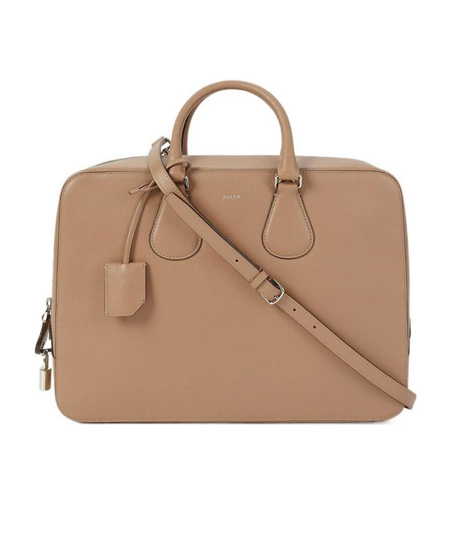 Shop Bally Logo Strap Satchel In Green