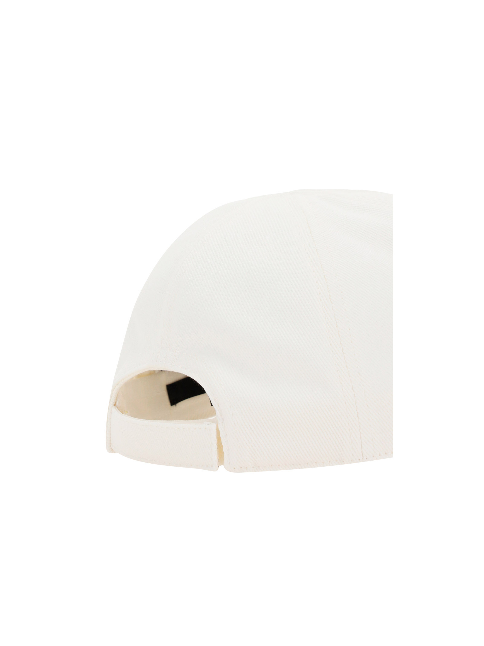 Prada Triangle-logo Embroidered Cap In White