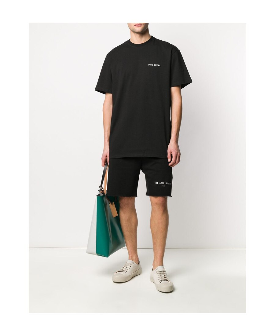 Ih Nom Uh Nit Logo Shorts In Black