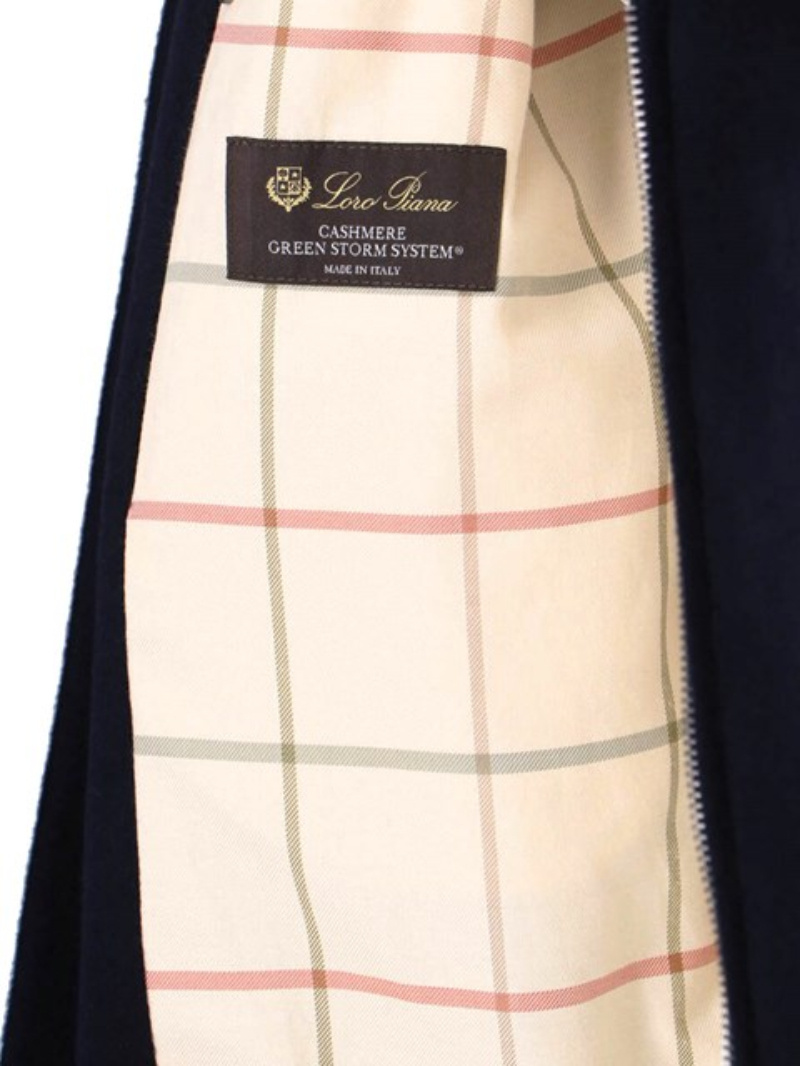 Loro Piana Cashmere Zip Bomber Jacket In Black