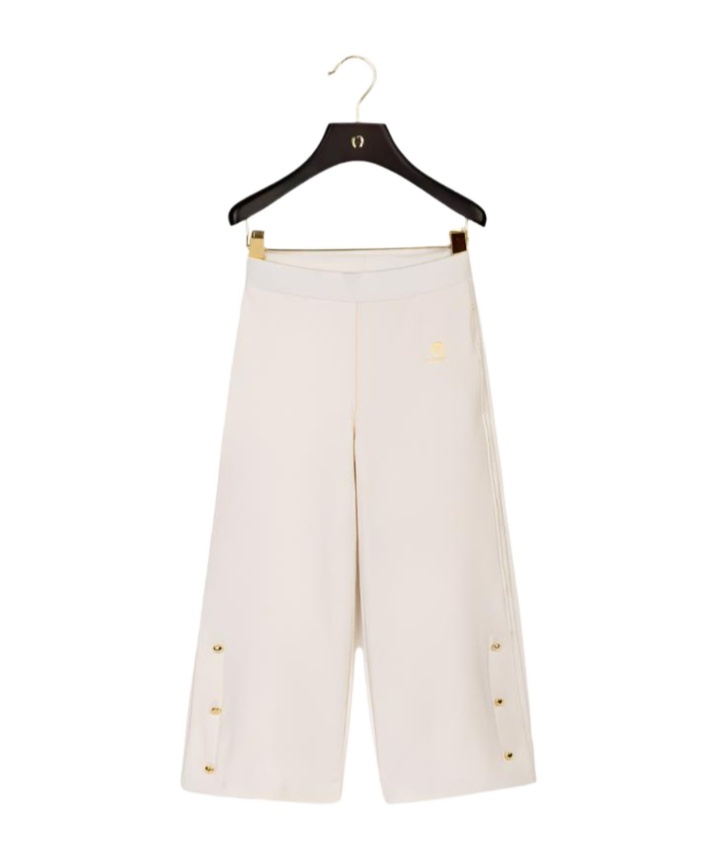 Aigner Heart-button Jersey Sweatpants In Pink