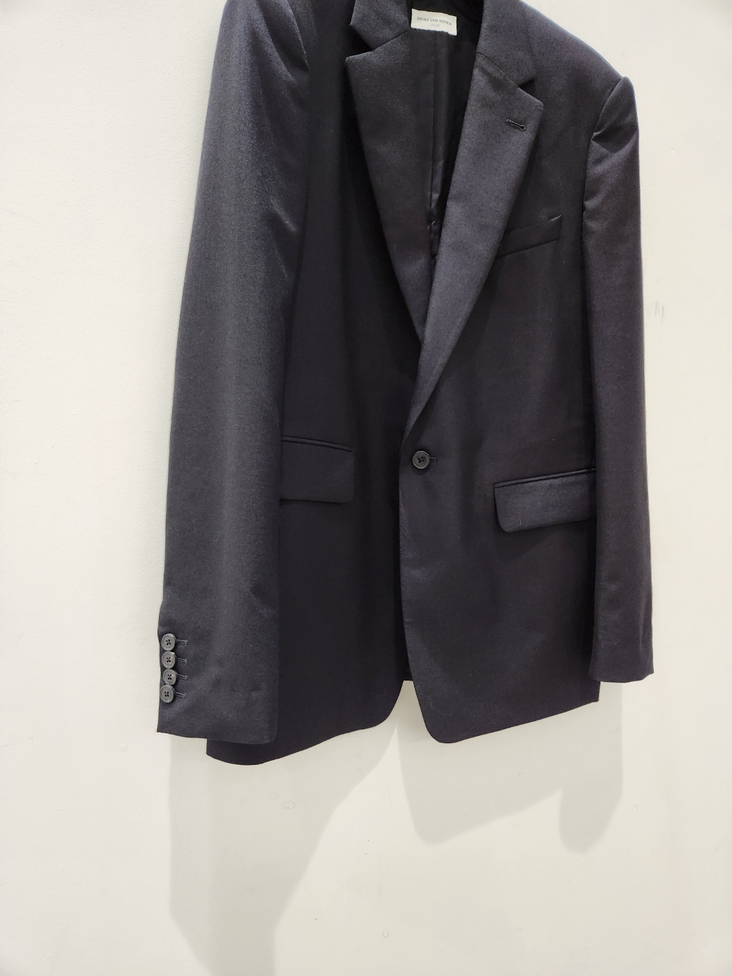 Dries Van Noten Single-breasted Blazer In Black