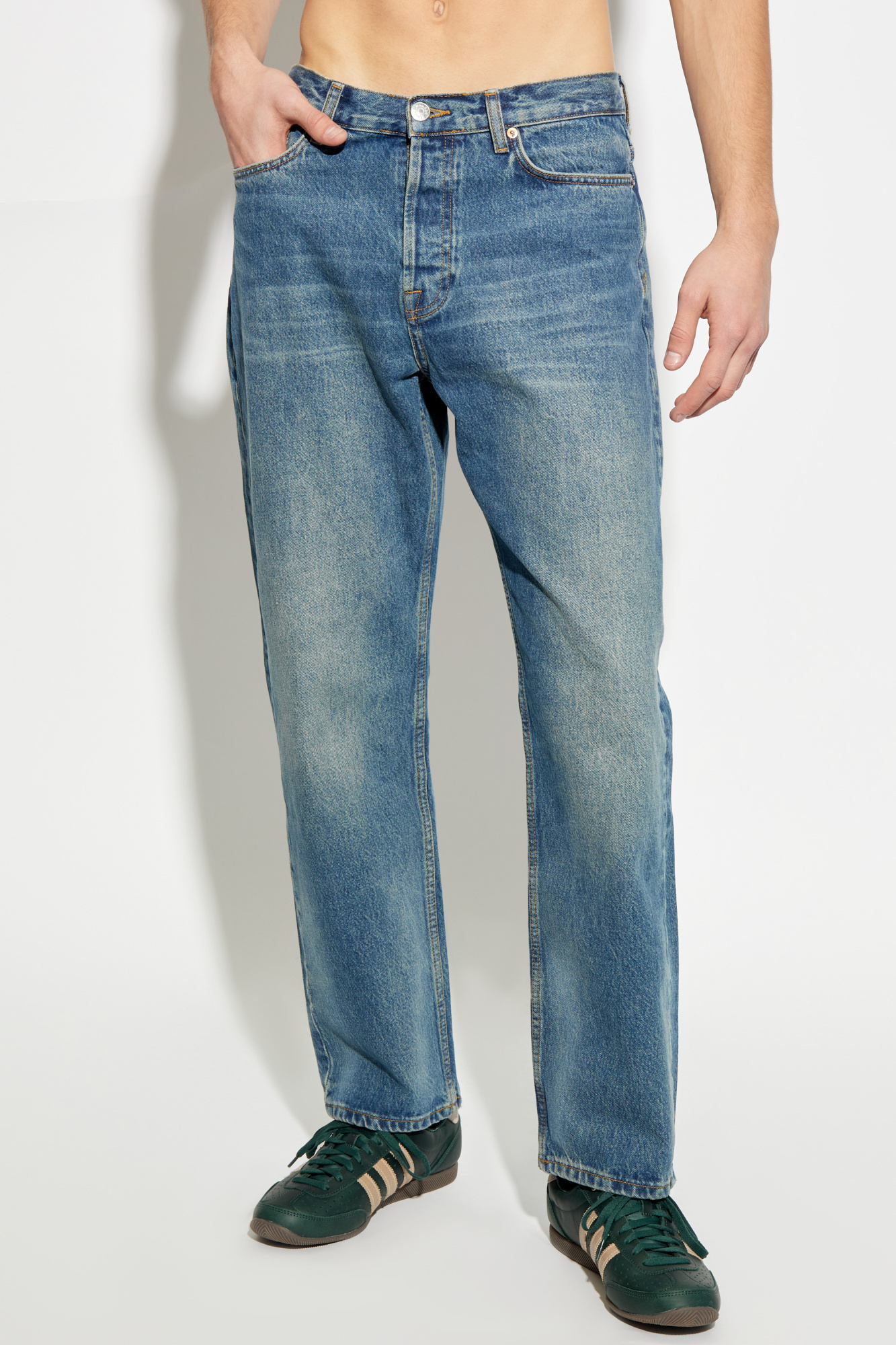 Samsoe & Samsoe Samsoe Samsoe Classic Fit Jeans In Blue