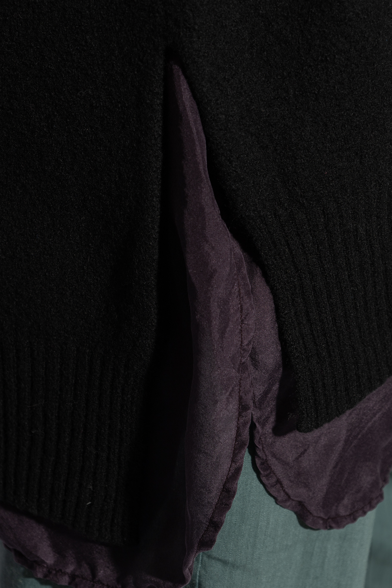Jil Sander Crewneck Long-sleeved Jumper In Black