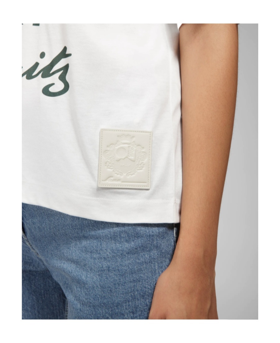 Bally Graphic-print Cotton T-shirt In White