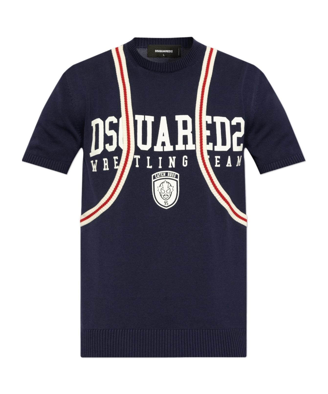 Dsquared2 Short-sleeved Sweater In Black