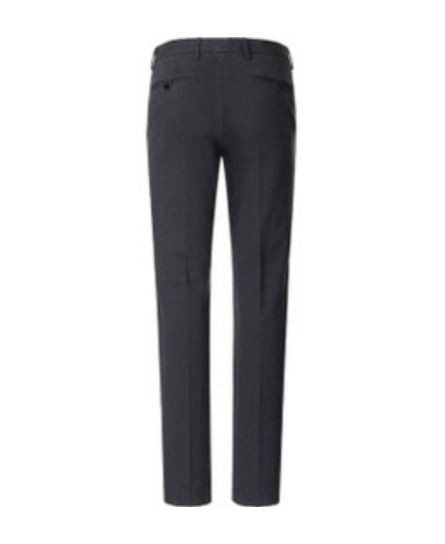 Zegna Logo Details Casual Pants In Black