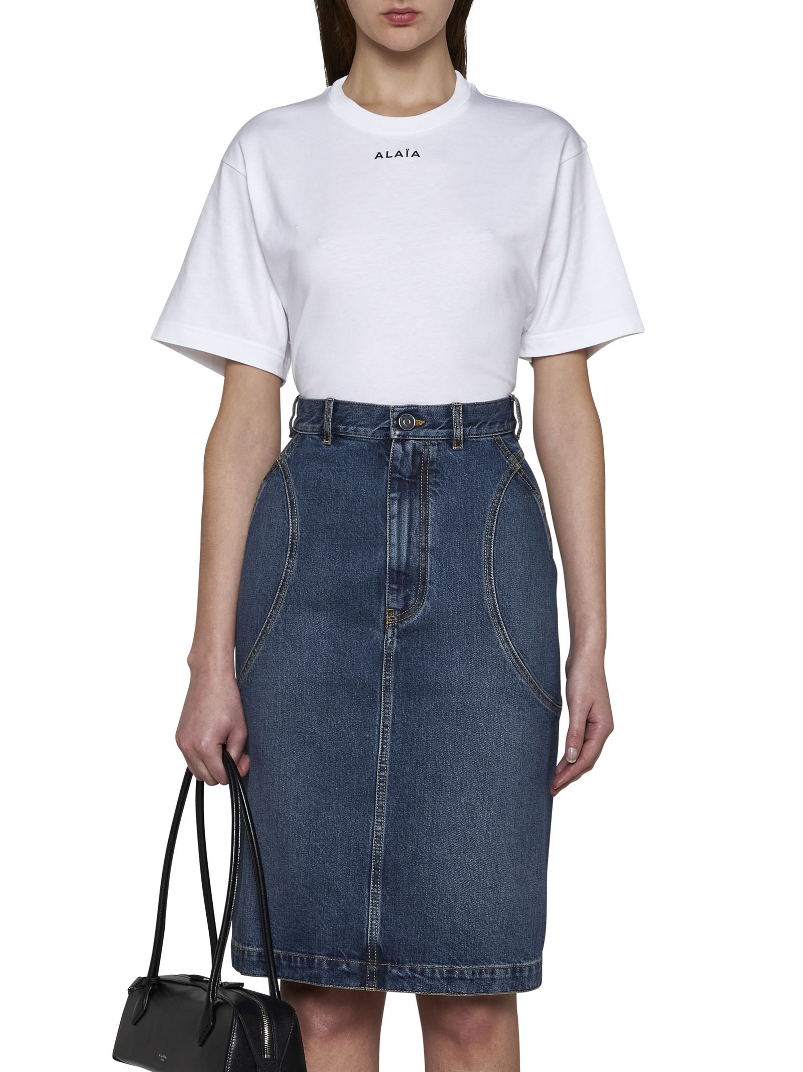 Alaïa Alaia Skirts In Blue