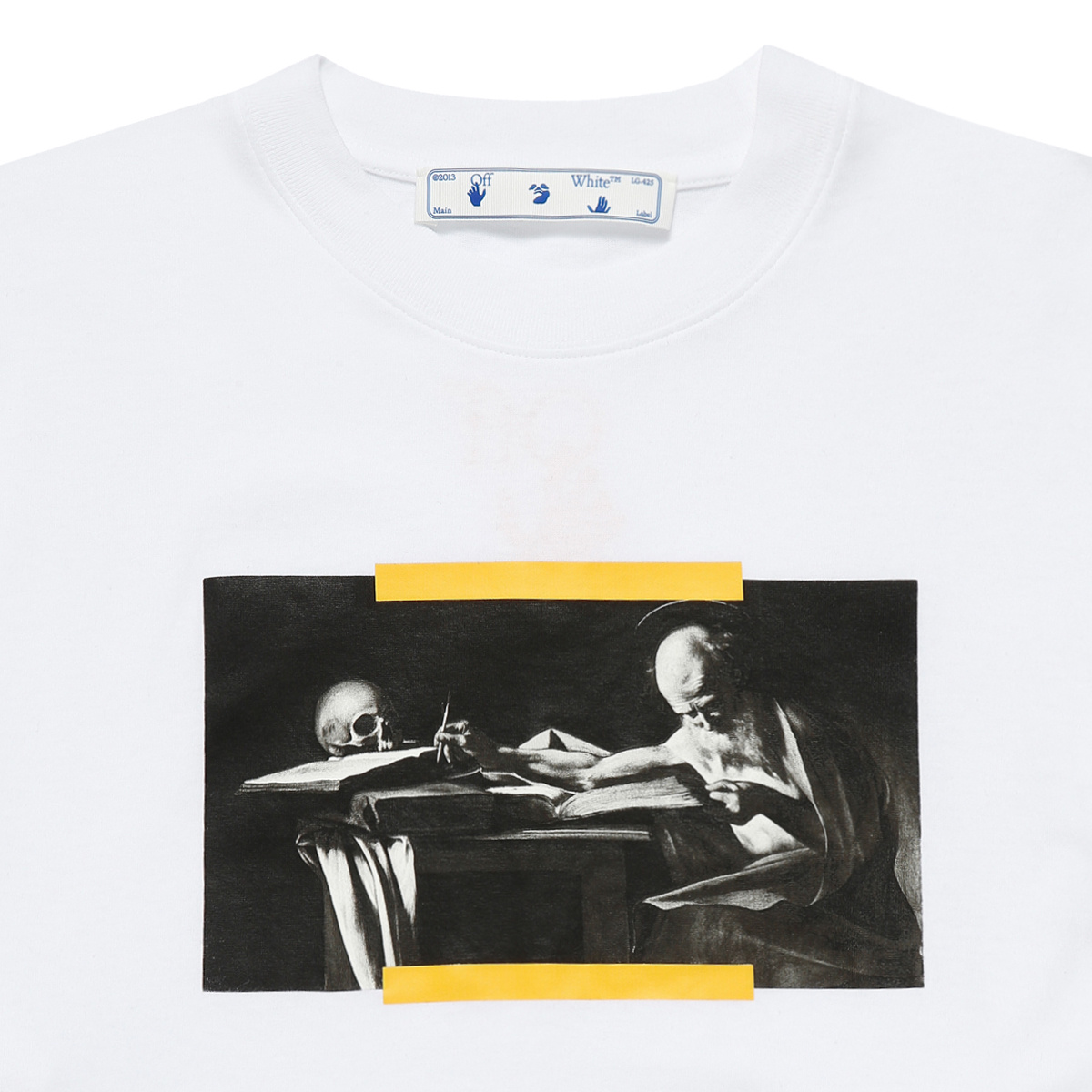 OFF-WHITE CARAVAGGIO-PRINT T-SHIRT