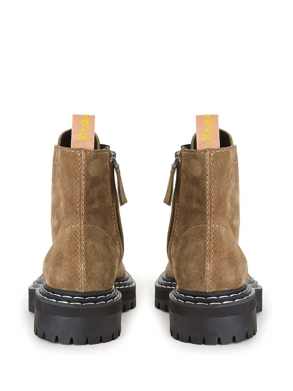 Proenza Schouler Ankle Lace-up Boots In Brown