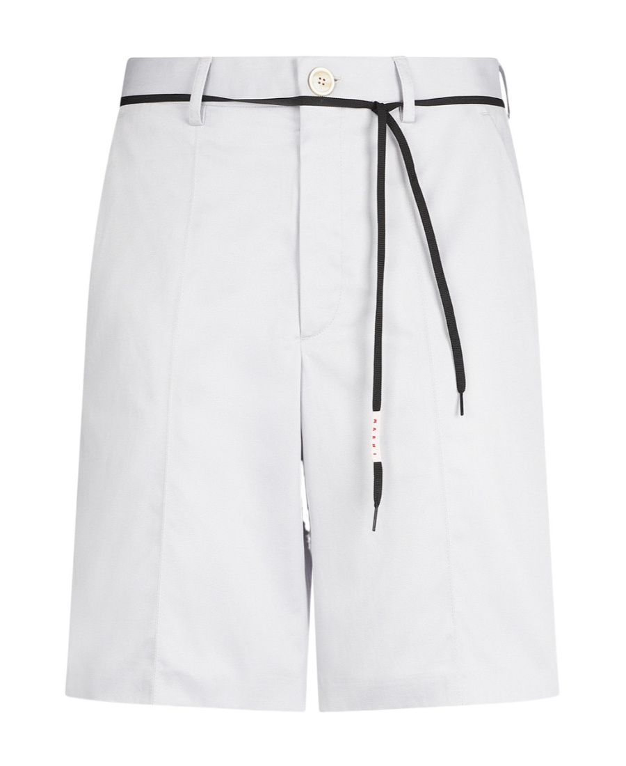Marni Logo Casual Shorts In White