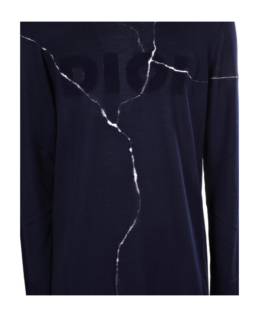 Dior Knitted Pullover In Black