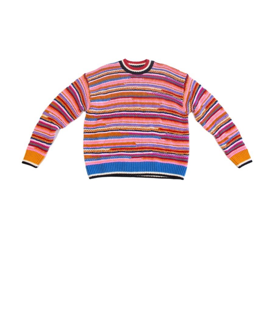 Dsquared2 Round-collar And Long-sleeved Sweater In Pink