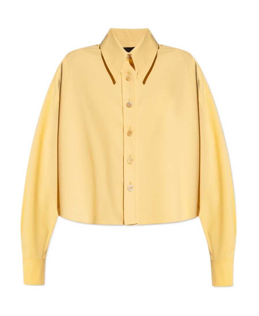 Fabiana Filippi Buttoned Cropped Shirt In Nude