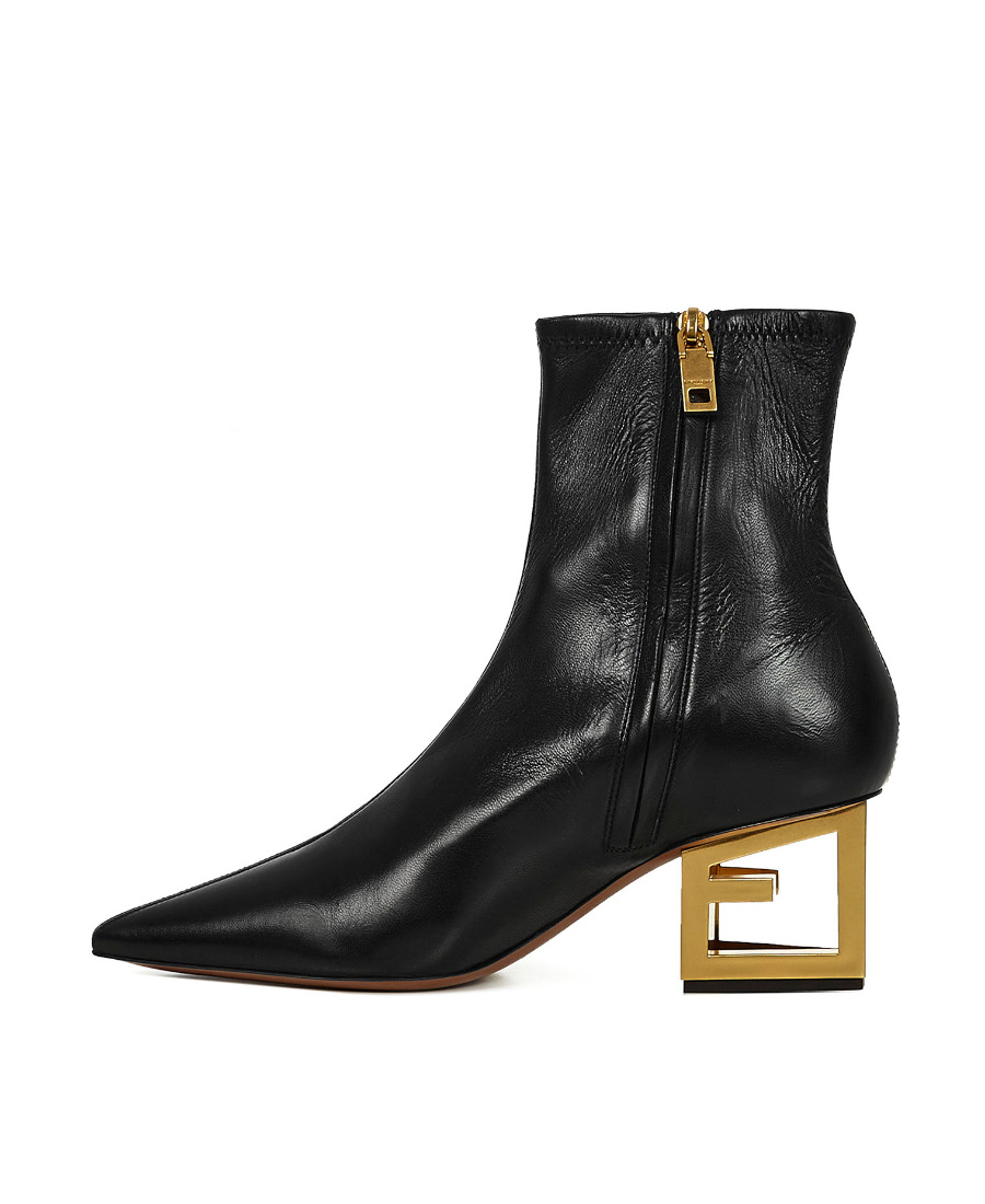 Shop Givenchy G-heel Ankle Boots In Black