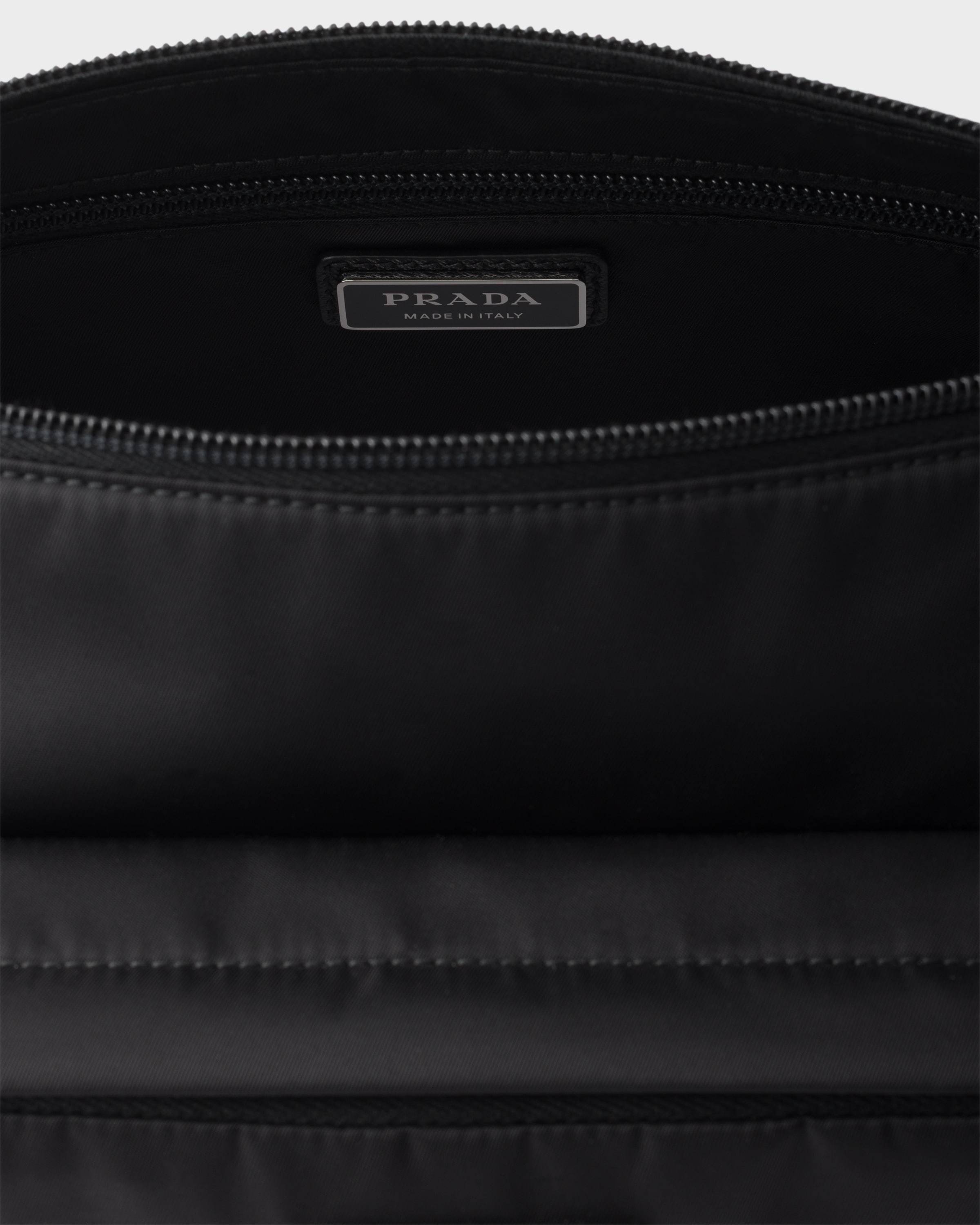 Prada Medium Re-nylon And Saffiano Leather Shoulder Bag